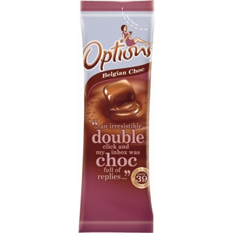 Options Belgian Chocolate 11g Sachet 100 Pack