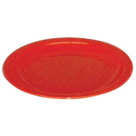 Kristallon Polycarbonate Plates Red 230mm (Pack of 12)