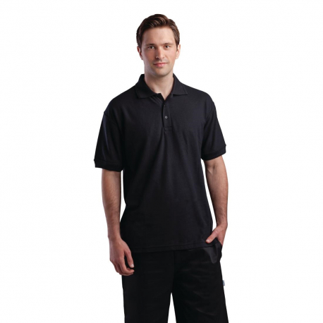Portwest Unisex Polo Shirt Black M