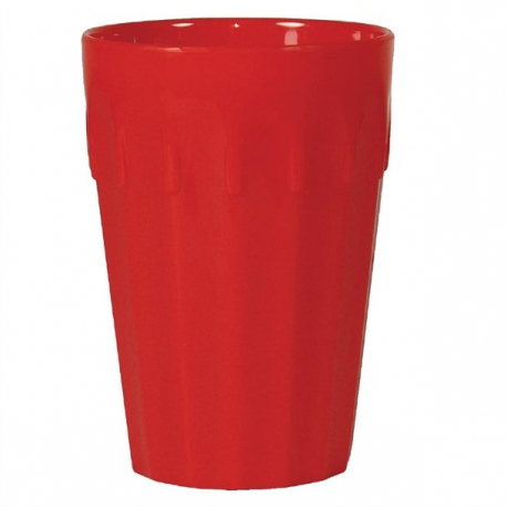 Kristallon Polycarbonate Tumblers Red 260ml (Pack of 12)