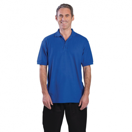 Unisex Polo Shirt Royal Blue L