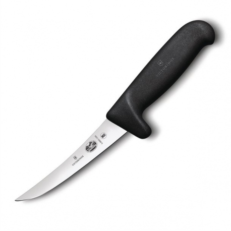 Victorinox Fibrox Safety Grip Boning Knife Black 12-7cm