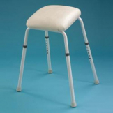 Adj. Ht perch stool with arms (23" - 29")