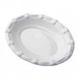 White Ceramic Soap Dish - 122 x 95mm