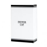 Stylish Black & White Shower Cap (100 pcs)
