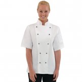 Whites Chicago Unisex Chefs Jacket Short Sleeve S