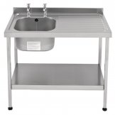 Franke Sissons Stainless Steel Sink Right Hand Drainer 1200x600mm