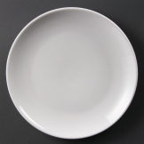 Olympia Whiteware Coupe Plates 250mm (Pack of 12)