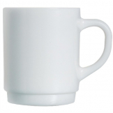 Arcoroc Opal Stackable Mugs 250ml (Pack of 6)