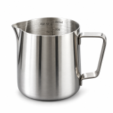 Graduated Stainless Steel Milk Frothing Jug - 350ml