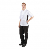 Whites Nevada Black and White Unisex Chefs Jacket Size S