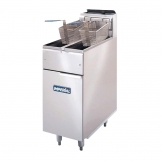 Imperial Twin Tank Twin Basket Free Standing Natural Gas Fryer IFS-2525