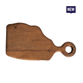Bonzer Rustic Edged Board with Handle - Walnut 38 x 20 x H2cm