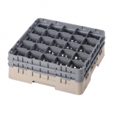 Cambro Camrack Beige 25 Compartments Max Glass Height 155mm