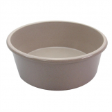 Creative Melamine Salad Bowls Brown Bamboo 186x60mm (Pack of 6)