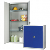 Standard Cupboard Grey 3 Shelves