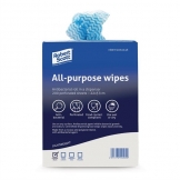 Jantex All-Purpose Antibacterial Cleaning Cloths Blue (Pack of 200)