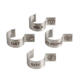 APS Stainless Steel Carafe Label Clips 4 Pack