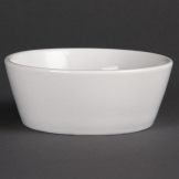 Olympia Whiteware Sloping Edge Bowls 120mm (Pack of 12)