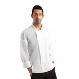 Chef Works Unisex Hartford Lightweight Chef Jacket White Size S
