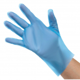 Nisbets Essentials Powder-Free TPE Gloves Blue L (Pack of 200)