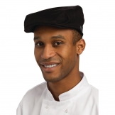 Chef Works Flat Cap Black L