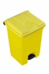 Clinical waste bin 45L- Yellow H600 x W398 x D410mm