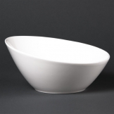Lumina Fine China Oval Sloping Bowls 202mm (Pack of 6)