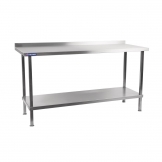 Holmes Stainless Steel Wall Table with Upstand 2100mm