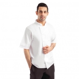 Whites Boston Unisex Short Sleeve Chefs Jacket White  L