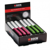Dick Countertop 40 Piece Utility Knife Box Pink and Green