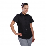 Chef Works Womens Cool Vent Chefs Shirt Black M