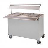 Moffat Mobile Hot Cupboard with Dry Heat Bain Marie 3FBM
