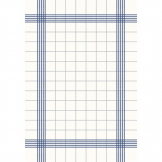 Duni Bistro Compostable Towel Napkins Blue Check 380 x 540mm (Pack of 250)