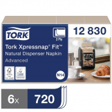 Tork Xpressnap Fit Recycled Dispenser Napkin Natural 2Ply (Pack of 6x720)