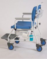 Bariatric Shower Commode with Footrests (22"Seat)