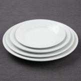 Athena Hotelware Wide Rimmed Plates 228mm (Pack of 12)