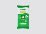 Clinell Biodegradable Surface Wipes Plastic Free (60)
