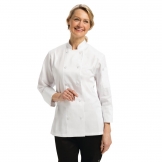 Chef Works Marbella Womens Executive Chefs Jacket White XS