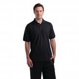 Unisex Polo Shirt Black 2XL