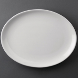 Olympia Athena Oval Coupe Plates 254 x 197 mm (Pack of 12)