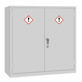 COSHH Cabinet Double Door Grey 30Ltr