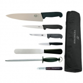 Victorinox 25cm Chefs Knife with Hygiplas and Vogue Knife Set