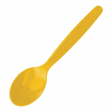 Kristallon Polycarbonate Spoon Yellow (Pack of 12)