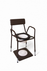 Andway Hgt. Adj Stacking Commode Chair