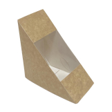 Fiesta Recyclable Deep Sandwich Wedges with PET Window 500 Pack