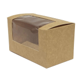Fiesta Recyclable Bloomer Boxes with PET Window 500 Pack