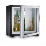 Dometic Silent Hotel Room Glass Door Fridge Anthracite Grey 20Ltr Dometic RH 418NTEG