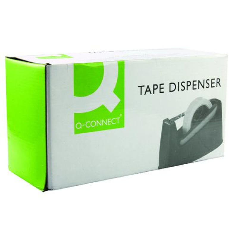 Q-Connect Tape Dispenser Extra Large for 25mm x 33-66m Tape Black MPTDPKPBLK