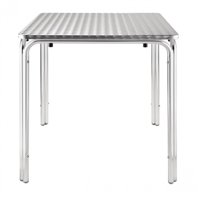 Bolero Square Stacking Table Stainless Steel 700mm